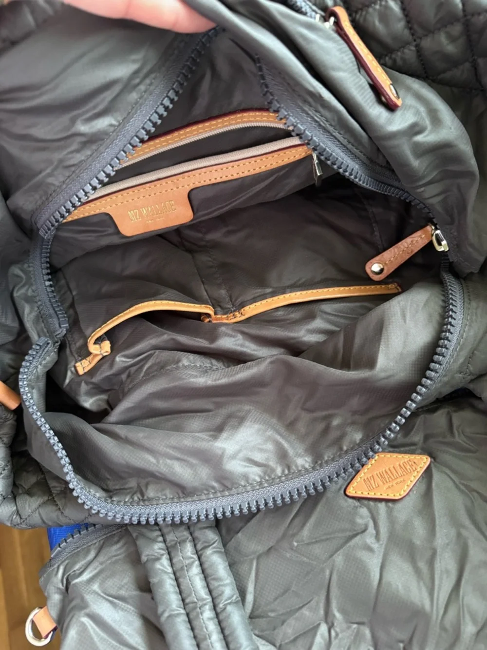 MZ Wallace Metro Large Tote in Gray - Picture 8 of 15